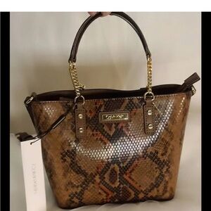 Calvin Klein python purse